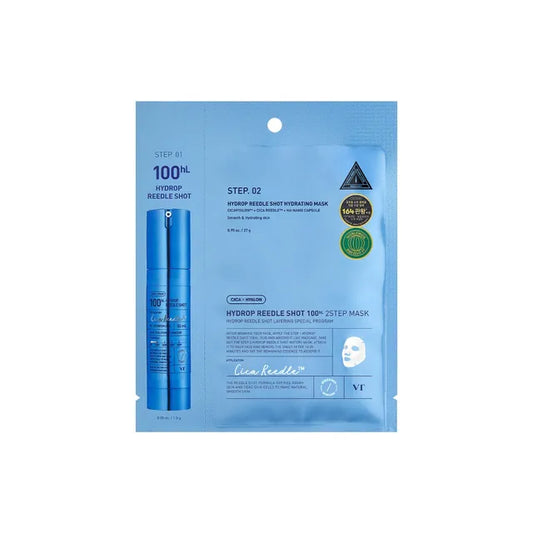 VT Cosmetics - Hydrop Reedle Shot 100hL 2-Step Mask - Hydrating Hydrogel Face Mask